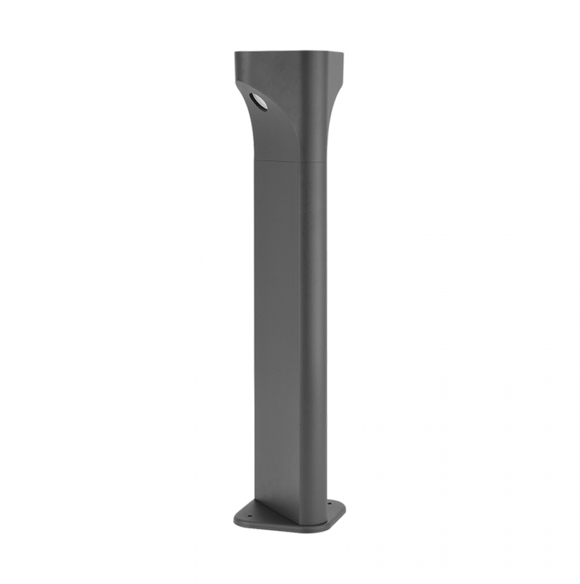 11W LED pastatomas lauko šviestuvas, grafito sp., 3000K, IP65, E356