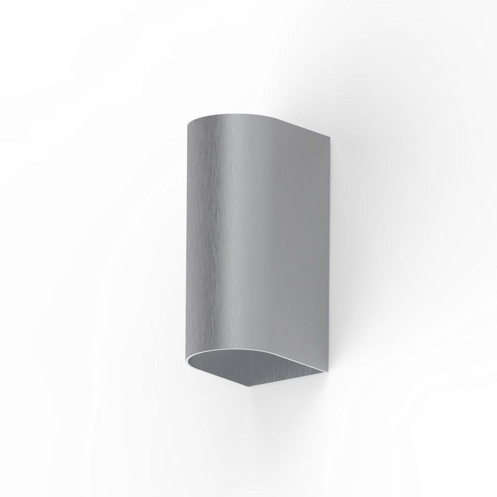 11W LED sieninis fasado šviestuvas GLOWI, šlifuoto aliuminio sp., 2700/3000K, IP65, A4011070AL