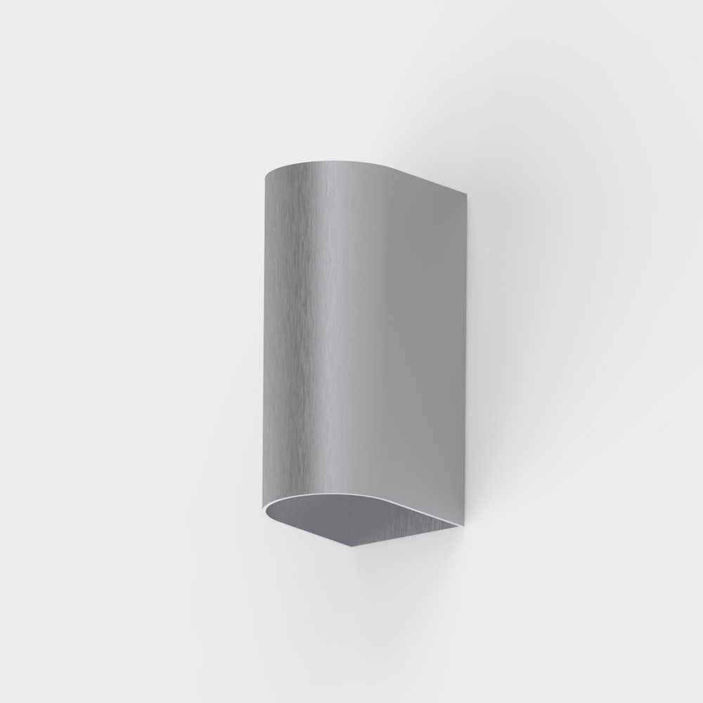 11W LED sieninis fasado šviestuvas GLOWI, šlifuoto aliuminio sp., 2700/3000K, IP65, A4011070AL