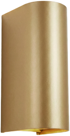 11W LED sieninis fasado šviestuvas GLOWI, aukso sp., 2700/3000K, IP65, A4011070O