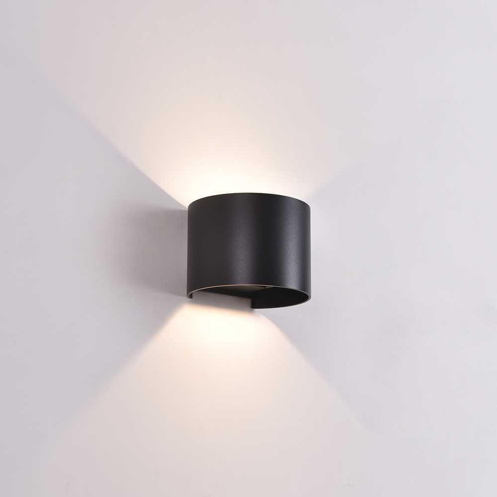 11W LED sieninis fasado šviestuvas KOWA, juodas, 2700/3000K, IP65, A2033070N