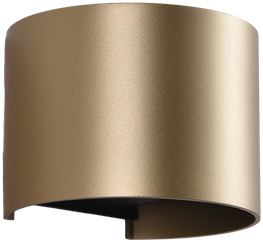 Sieninis šviestuvas 11W LED sieninis fasado šviestuvas KOWA, aukso sp., 2700/3000K, IP65, A2033070O
