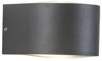 Sieninis šviestuvas 11W LED sieninis fasado šviestuvas MAVENNA, tamsiai pilkas, 3000K, IP54, šviečia į viršų ir į apačią, 4334600