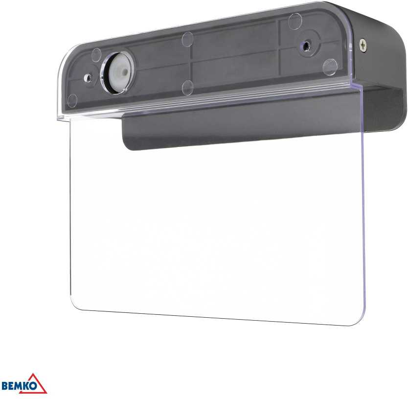 Sieninis šviestuvas Bemko 11W LED sieninis fasado šviestuvas VALANT, grafito sp., 4000K, IP65