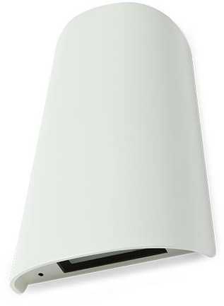 Sieninis šviestuvas 11W LED sieninis lauko šviestuvas TWILL, baltas, 4000K, IP65, šviesos kampas - 30° į viršų / 110° į apačią, 9540