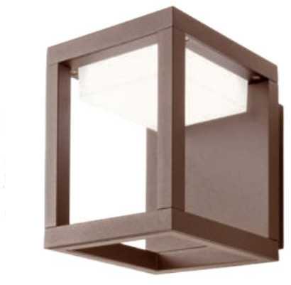 Sieninis šviestuvas 11W LED sieninis lauko šviestuvas XIERA, tamsiai rudas, 2900/3100K, IP54, 90441