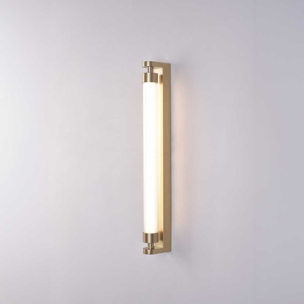 11W LED sieninis šviestuvas LINEO, aukso sp., 2700/3000K, dimeriuojamas, IP44, A4008070ODP