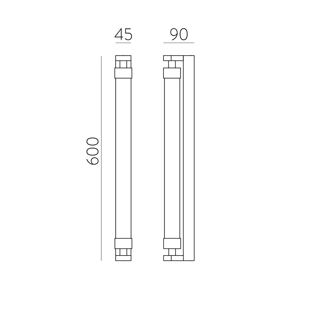 11W LED sieninis šviestuvas LINEO, baltas, 2700/3000K, dimeriuojamas, IP44, A4008070BDT