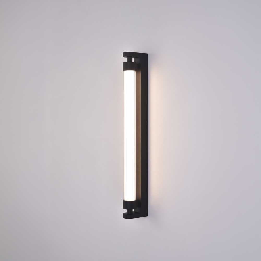 11W LED sieninis šviestuvas LINEO, juodas, 2700/3000K, dimeriuojamas, IP44, A4008070NDP