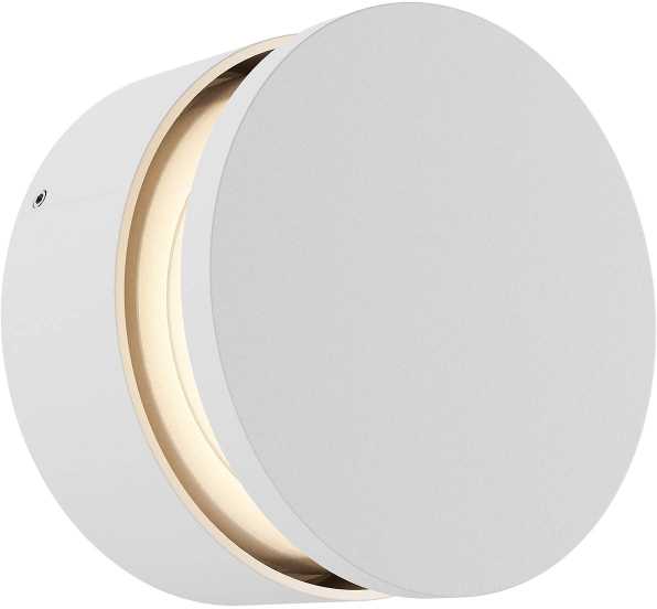 11W LED sieninis šviestuvas RUNDE, matinės baltos sp., 3000K, dimeriuojamas, 01-3703