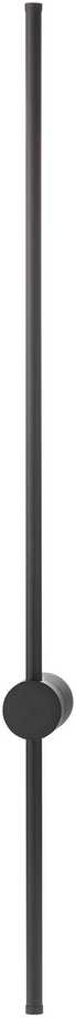 11W LED sieninis šviestuvas TABOO, juodas, 3000K