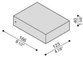 11W LED sieninis šviestuvas TREND FLAT 125, juodas, 3000K, IP55