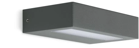11W LED sieninis šviestuvas TREND FLAT 200, antracito sp., 3000K, IP55