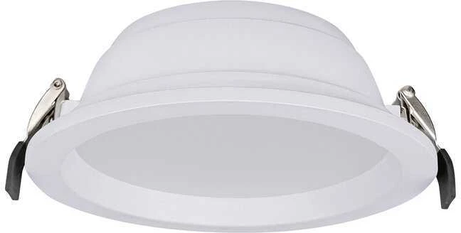 12/15/18W LED įleidžiamas šviestuvas COMFORT, baltas, 3000/4000K, 95°, IP44, DALI