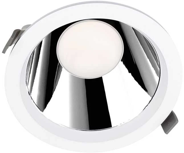 Ledvance 12/15/18W LED įleidžiamas šviestuvas COMFORT, baltas, 3000/4000K, 55°, IP44, UGR19