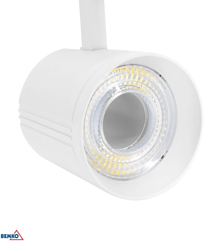 Bemko 12-40W LED akcentinis šviestuvas į 3 fazių bėgelį VASKO, baltas, 3000K