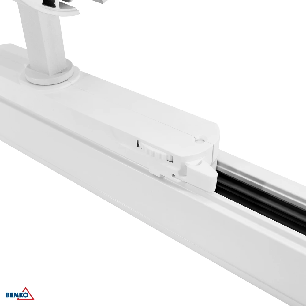 Bemko 12-40W LED akcentinis šviestuvas į 3 fazių bėgelį VASKO, baltas, 3000K