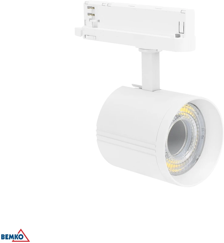 Bemko 12-40W LED akcentinis šviestuvas į 3 fazių bėgelį VASKO, baltas, 4000K