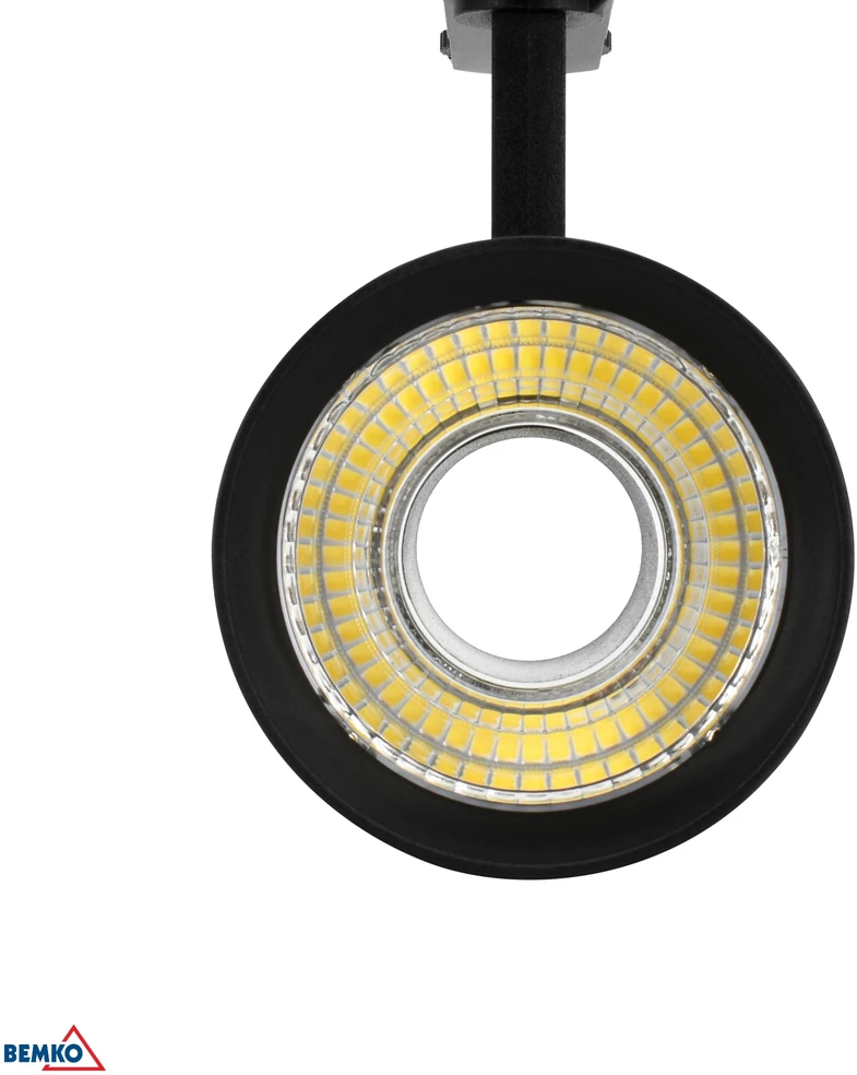 Bemko 12-40W LED akcentinis šviestuvas į 3 fazių bėgelį VASKO, juodas, 4000K