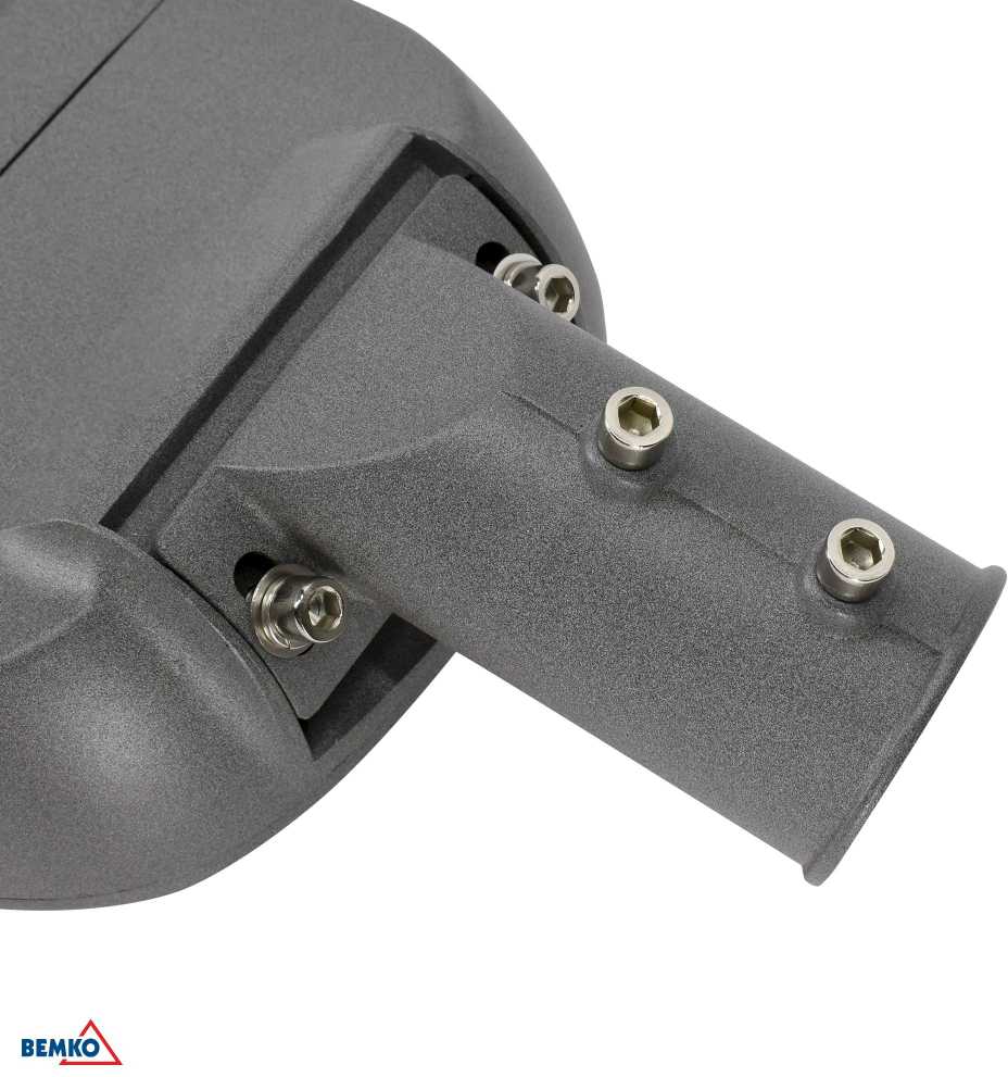 120W LED gatvės šviestuvas JASPER, pilkas, 6000K, IP66
