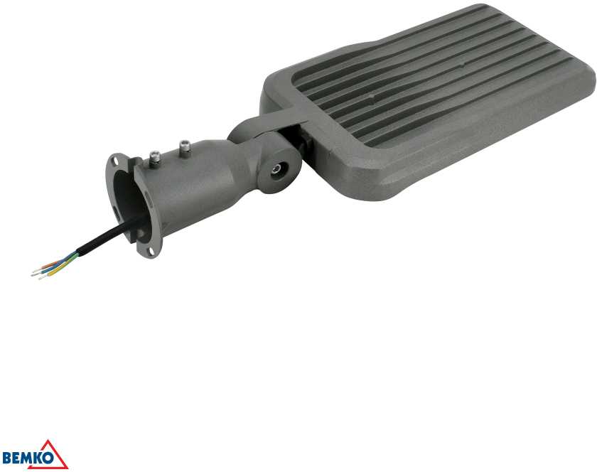 Kafler 120W LED gatvės šviestuvas LOPER 3, pilkas, 4000K, IP65