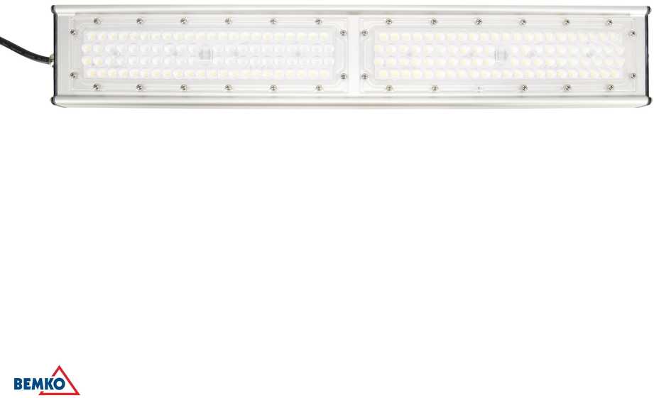 120W LED linijinis pramoninis šviestuvas MASTER PROFESSIONAL, anoduoto aliuminio sp., 4000K, IP65