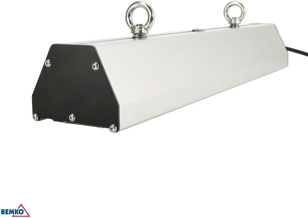 120W LED linijinis pramoninis šviestuvas MASTER PROFESSIONAL, anoduoto aliuminio sp., 4000K, IP65