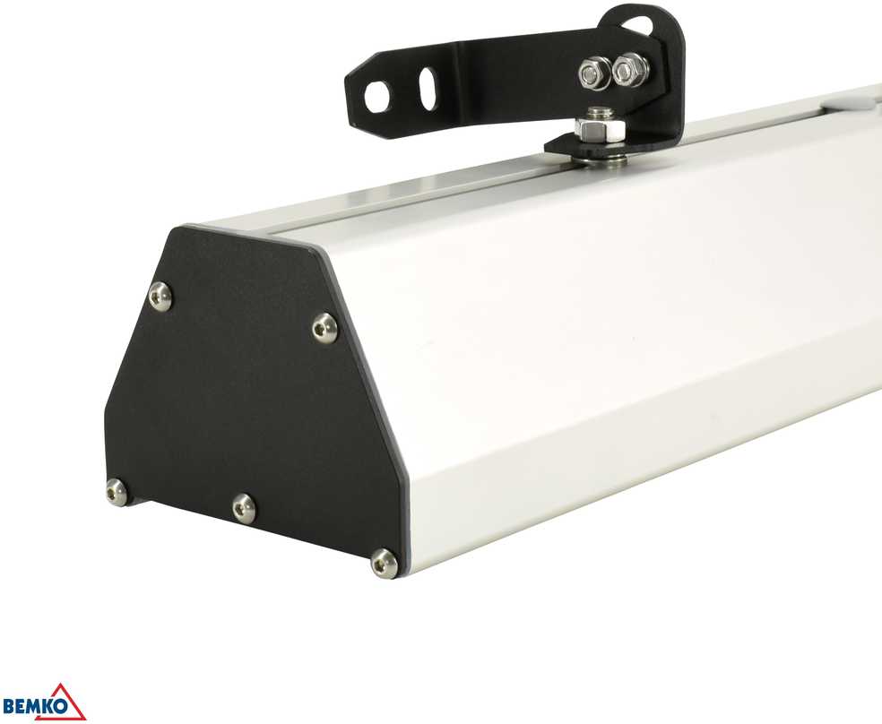 120W LED linijinis pramoninis šviestuvas MASTER PROFESSIONAL, anoduoto aliuminio sp., 4000K, IP65