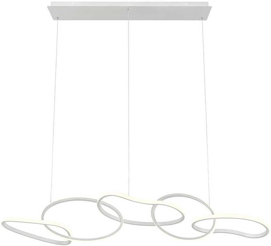 120W LED pakabinamas šviestuvas BIAS, baltas, 3000/4500/6500K, dimeriuojamas, 01-3391