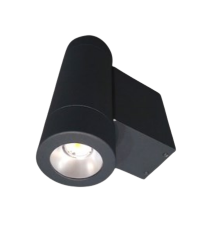 12,2W LED sieninis šviestuvas BERYL PROOF, antracito sp., 3000K, IP65