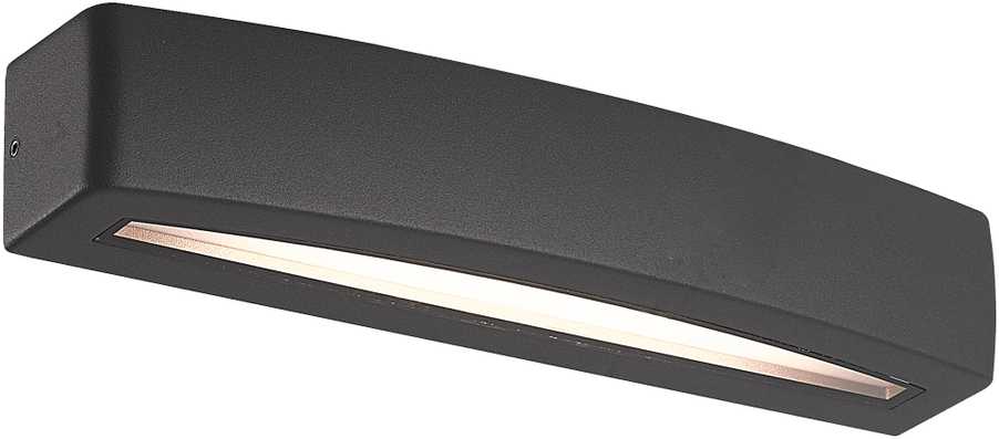 12,2W LED sieninis šviestuvas RIO, tamsiai pilkas, 3000K, 4223301