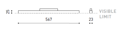 12,5W šviestuvas į magnetines sistemas, 2700K, IP20, DALI