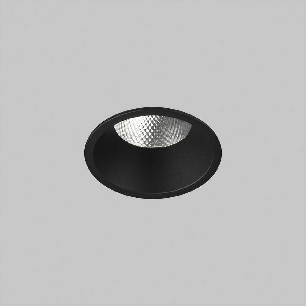 12,5W LED įleidžiamas šviestuvas KIDAL, juodas, 2700K, dimeriuojamas, IP44, E3771192NDP