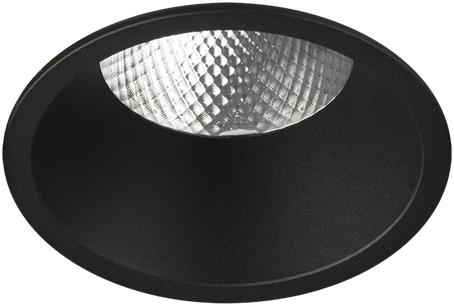 12,5W LED įleidžiamas šviestuvas KIDAL, juodas, 3000K, IP44, E3771102N