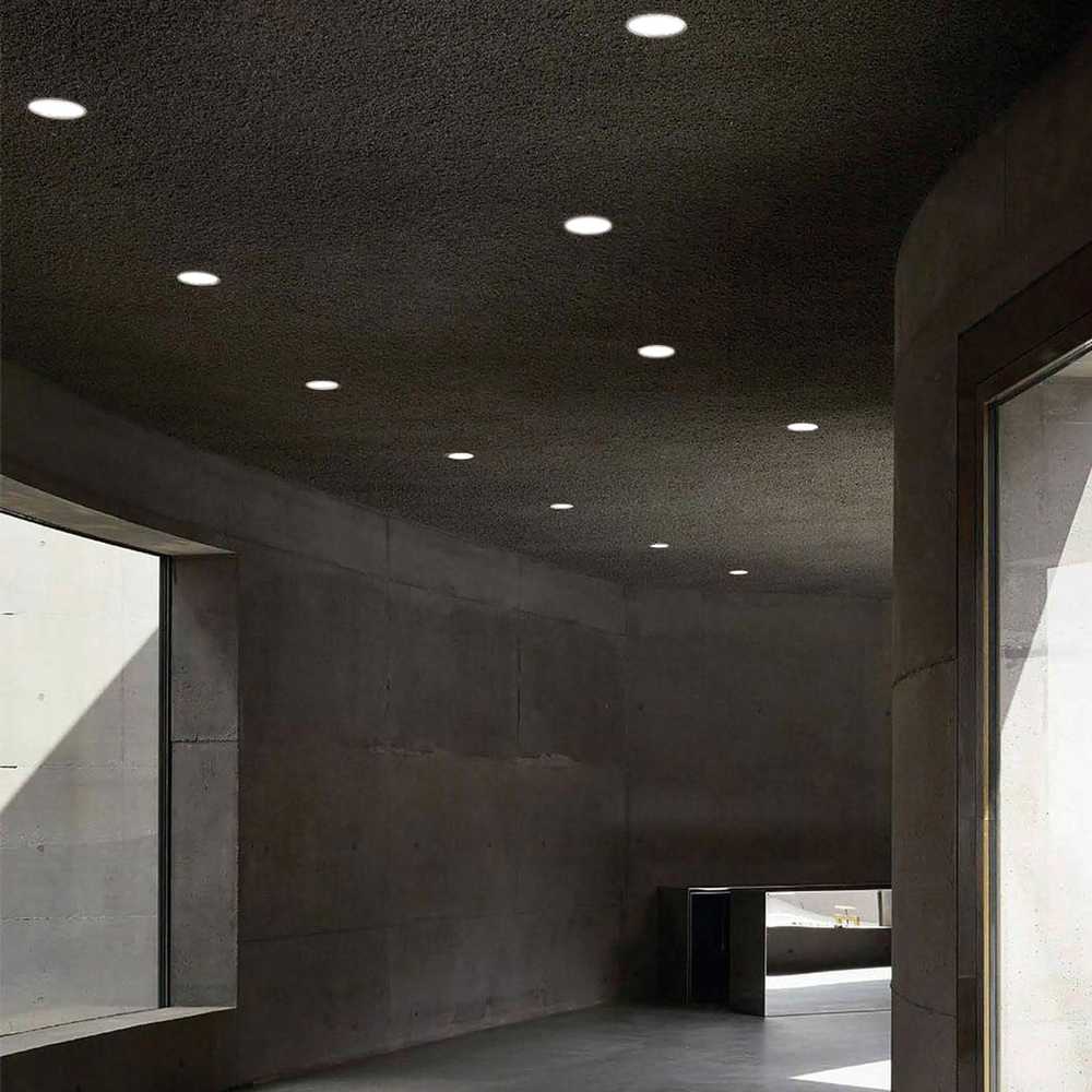 12,5W LED įleidžiamas šviestuvas KIDAL, juodas, 2700K, dimeriuojamas, IP44, E3771192NDT