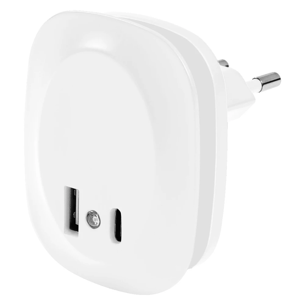 12,5W LED naktinis šviestuvas LUNETTA, baltas, 3000K, su šviesos jutikliu