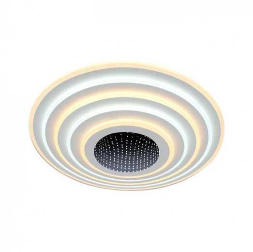 Lubinis šviestuvas V-tac 125W LED paviršinis lubų šviestuvas, baltas, 3000/6500K, dimeriuojamas, su nuotolinio valdymo pulteliu