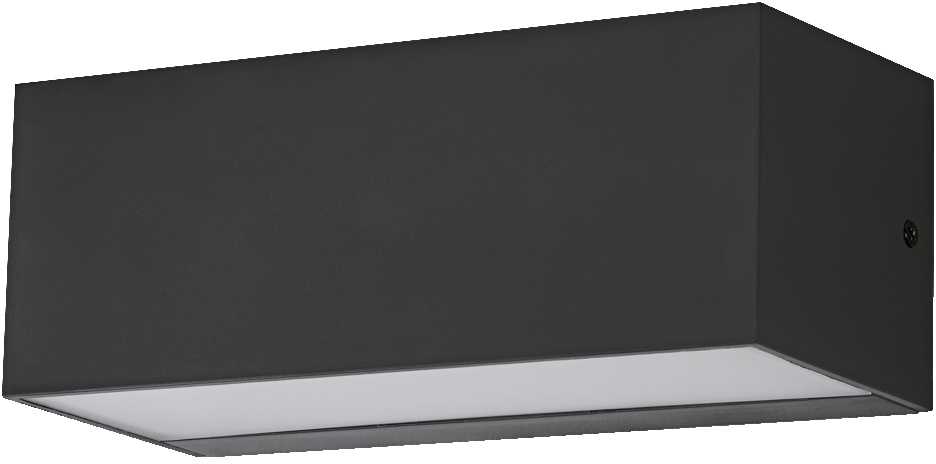 12,5W LED sieninis lauko šviestuvas ENDURA STYLE, tamsiai pilkas, 3000K, IP65