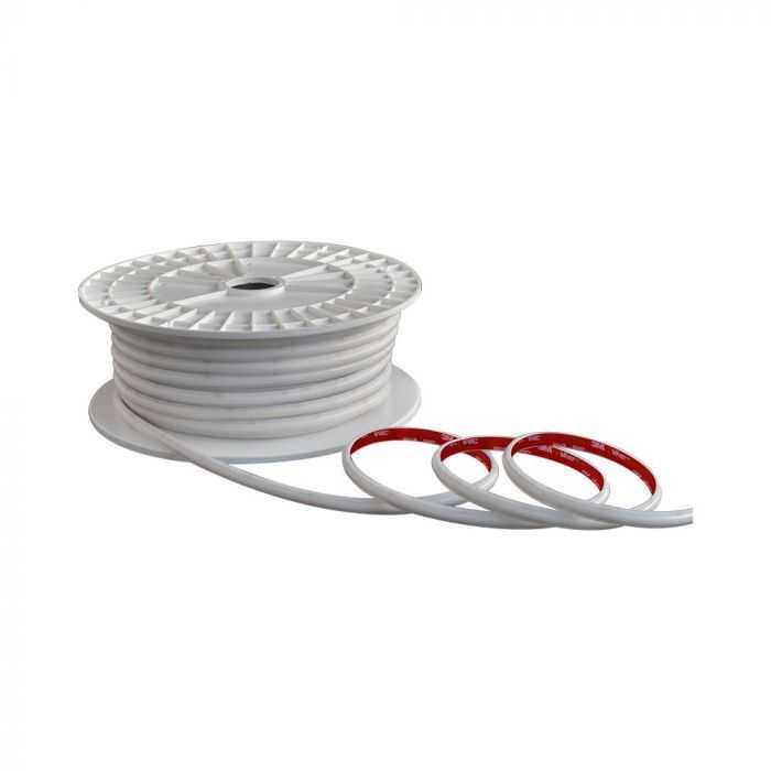 V-tac 12,5W/m LED juosta, 220V, 3000K, IP65, 50m ritė