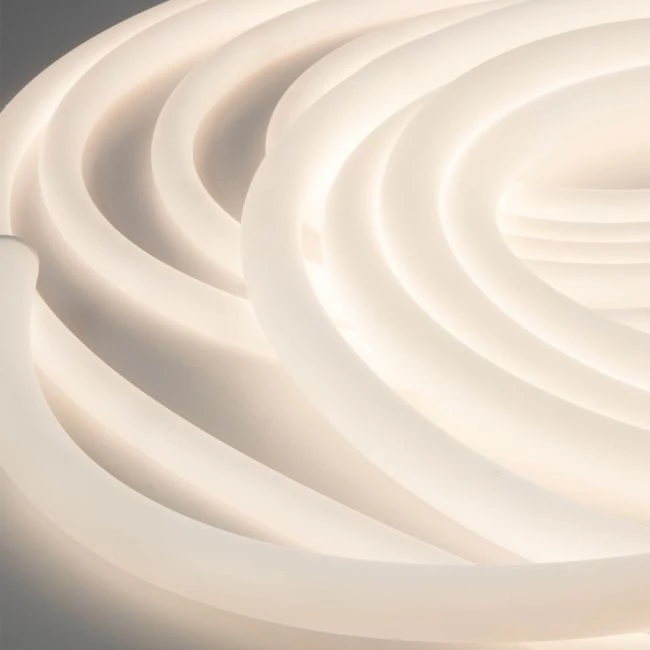 12,5W/m LED šviečiantis kabelis XLOOP 25MM, 3000K, 336LED/m, 48V, IP65, 10 metrų ritė