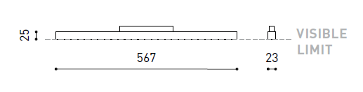 12,5W šviestuvas į magnetines sistemas, 2700K, IP20