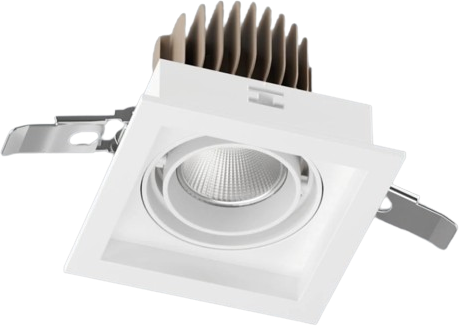 12,8W įleidžiamas šviestuvas BERYL NEW LED K-1, baltas, 4000K, IP44