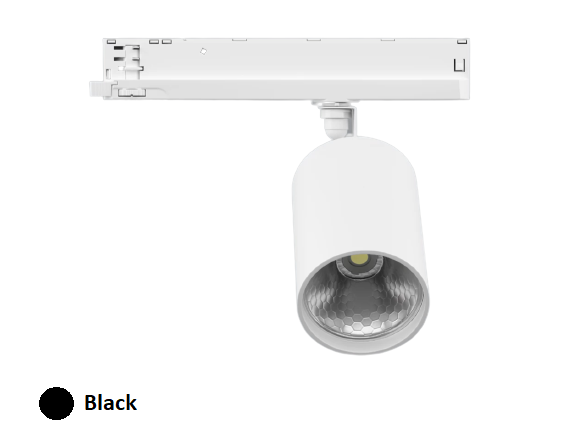 12,8W LED akcentinis šviestuvas LUXCAN C, juodas, 4000K