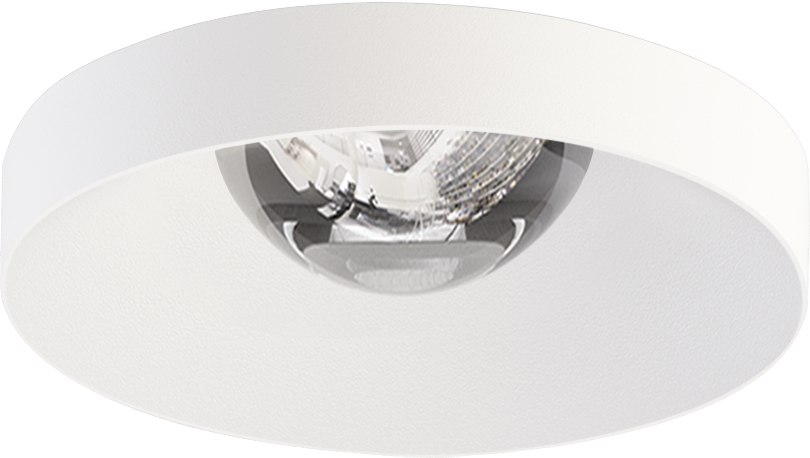12W įleidžiamas LED šviestuvas PUCK L, baltas 3000K