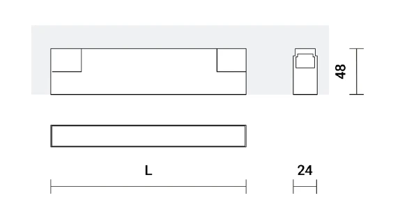 12W INSIGHT PLX šviestuvas į magnetines sistemas, 3000K, baltas