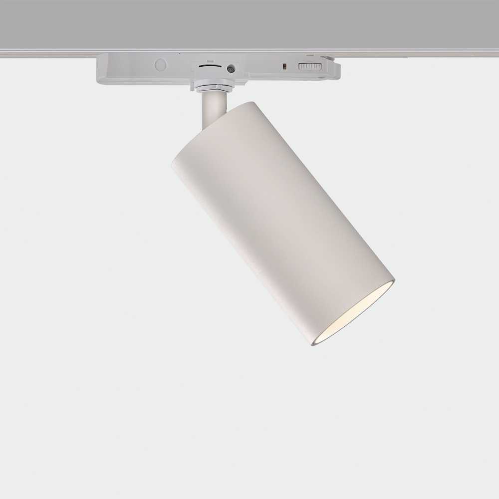 12W LED akcentinis šviestuvas į 3 fazių bėgelį PIPE, baltas, 4000K, T3986110B