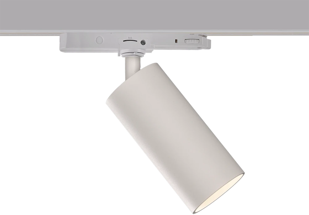 12W LED akcentinis šviestuvas į 3 fazių bėgelį PIPE, baltas, 4000K, T3986110B
