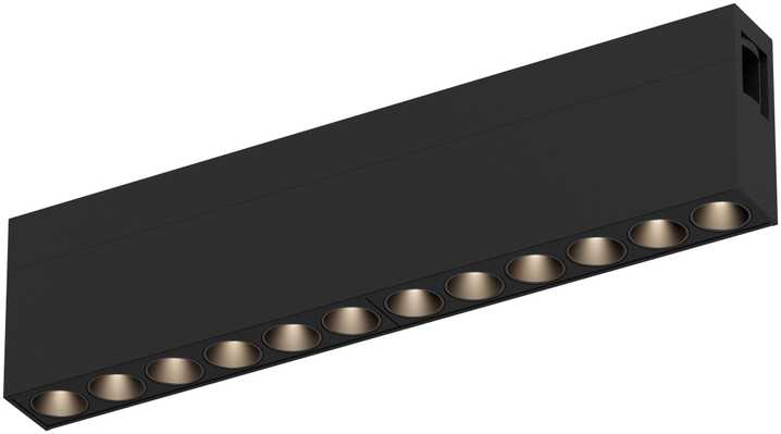 12W LED akcentinis šviestuvas į bėgelių sistemą HOOP, juodas, 3000K, 4269100
