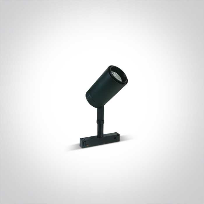 12W LED akcentinis šviestuvas į magnetines sistemas ONELIGHT MINI/MIDI/MAXI, juodas, 3000/3500/4000K, 42114A/B/V