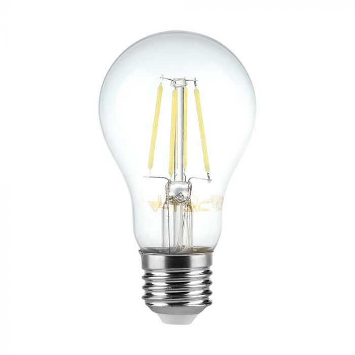 V-tac 12W LED filamentinė lemputė, E27, A60, 6500K